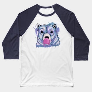 Colorful, polar bear Baseball T-Shirt